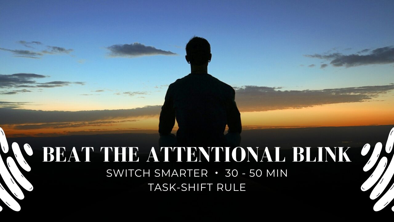 Beat the Attentional Blink: A Practical System to Regain Focus